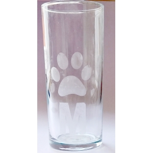 Paw Print Glass